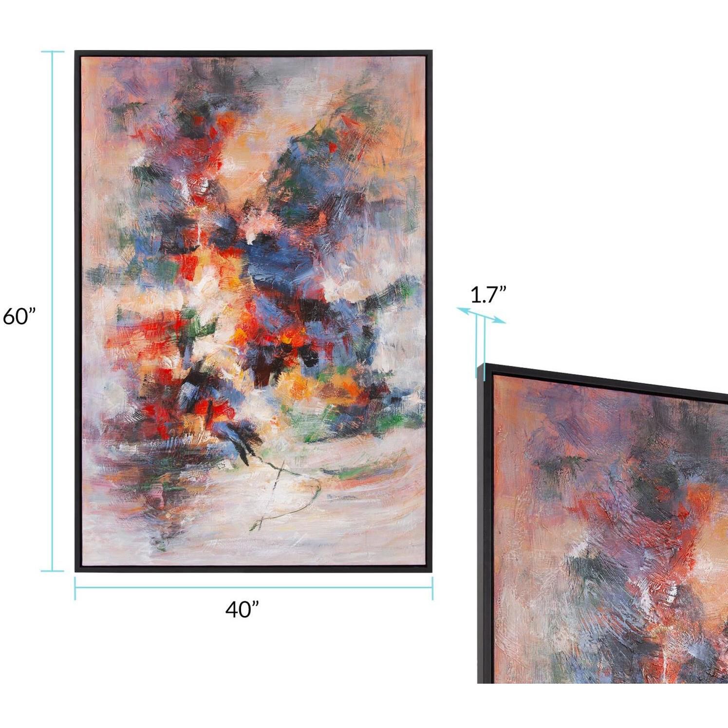 Bastille Day 60 X 40 inch Hand Painted Canvas